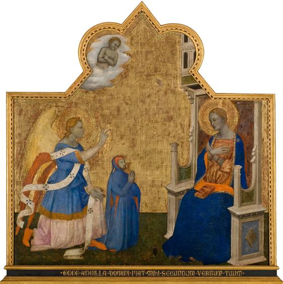 Annunciation with a Donor